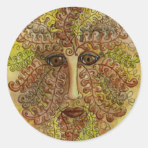 Greenman Autumn Sticker