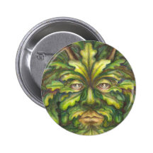 Greenman Pinback Buttons