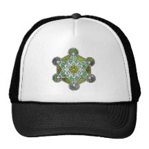 GreenMetatronCube Hats