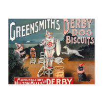 Greensmith's Dog Biscuits Postcard