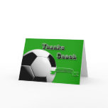 GreenThanks Soccer Coach Cards