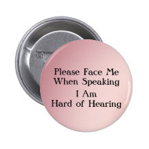 Greentone Hard of Hearing Button