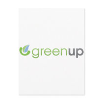 GreenUp Horizontal Logo Post Card
