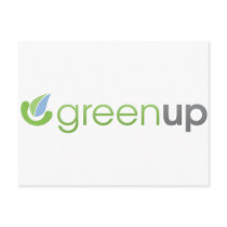 GreenUp Horizontal Logo Postcards
