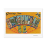 Greenville, South Carolina - Large Letter Scenes Post Cards