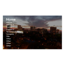 Greenway Plaza Area Of Houston In Texas Business Card Templates