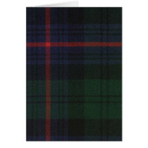Greeting Card Armstrong Modern Tartan Print