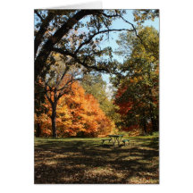 Greeting Card - Autumn Scene