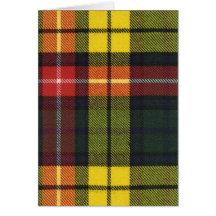 Greeting Card Buchanan Modern Tartan