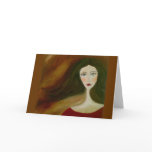 GREETING CARD - COLETTE IN RED
