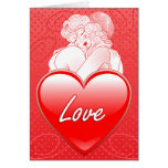 Greeting card Love's embrace