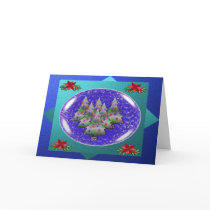 Greeting Card Tree Snow Globe
