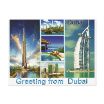 Greeting from  Dubai by Mojisola A Gbadamosi Post Cards
