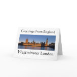 GREETING FROM ENGLAND  Card(Moji Gbadamosi Okubule