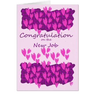 Greetings Card - Congratulations on the New Job Greeting Card