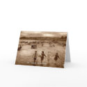 Greetings Card - On The Sands at Torquay