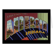 Greetings from Anderson Indiana cards