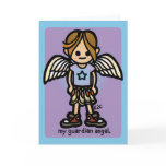 greetings from angels. greeting card
