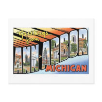 Greetings from Ann Arbor, Michigan! Post Cards