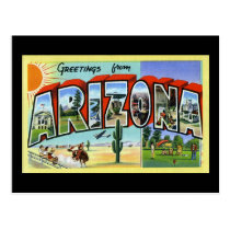 Greetings from Arizona postcards