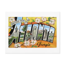 Greetings from Atlanta, GA! Postcard
