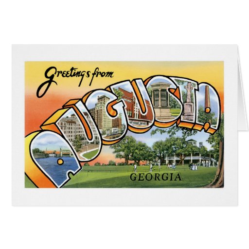 Greetings from Augusta, GA! Cards