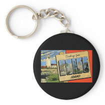 Greetings from Boise Idaho Keychain