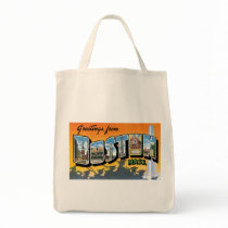 Greetings From Boston, Mass Tote Bag