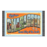 Greetings From Charlotte N.C. , Vintage Rectangle Stickers