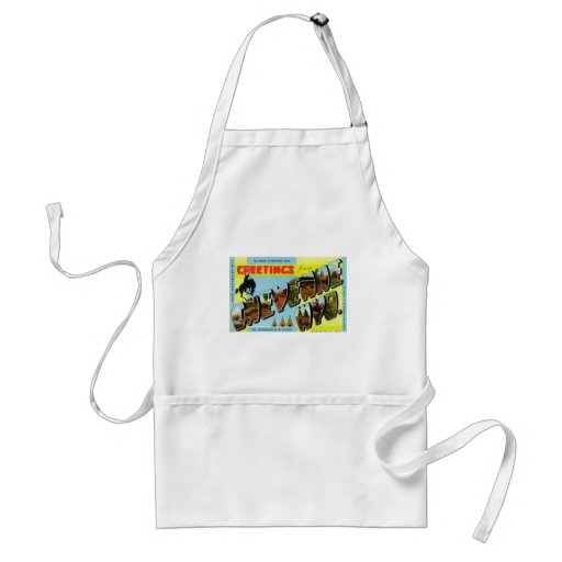 Greetings from Cheyenne Wyoming Aprons