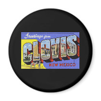 Greetings from Clovis New Mexico magnets