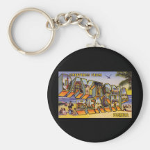 Greetings from Daytona Beach Florida Key Chains