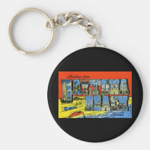 Greetings from Daytona Beach Florida Key Chains
