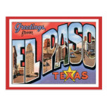 Greetings From EL Paso,Texas Post Cards