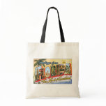 Greetings From Florida "The Land Of Sunshine", Vin Tote Bag