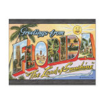 Greetings From Florida "The Land Of Sunshine", Vin postcards