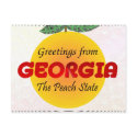 Greetings from Georgia postcards
