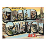 Greetings From Grand Canyon Arizona Postcard