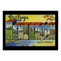 Greetings from Henderson Kentucky cards