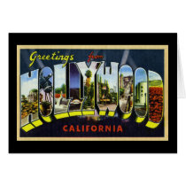 Greetings from Hollywood California cards