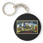 Greetings from Hollywood California keychains
