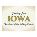 Greetings from Iowa Post Card