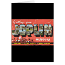 Greetings from Joplin Greeting Card