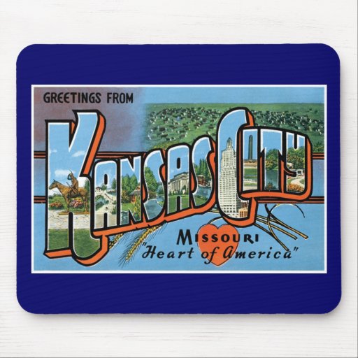 Greetings from Kansas City! Mouse Pads