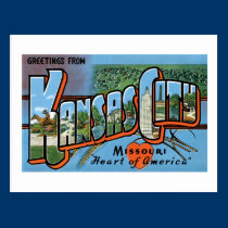 Greetings From Kansas City postcards
