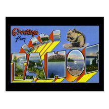 Greetings from Lake Tahoe Post Cards
