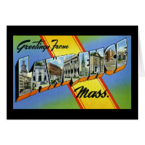 Greetings from Lawrence Massachusetts cards