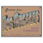 Greetings From Los Angeles, Vintage flyers