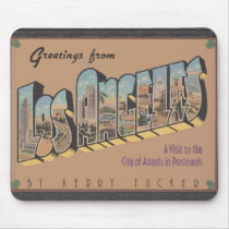 Greetings From Los Angeles, Vintage Mouse Pads