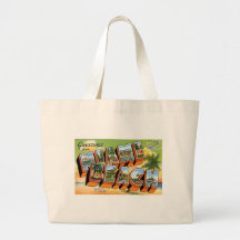 Greetings from Miami Beach, Florida! Tote Bags
